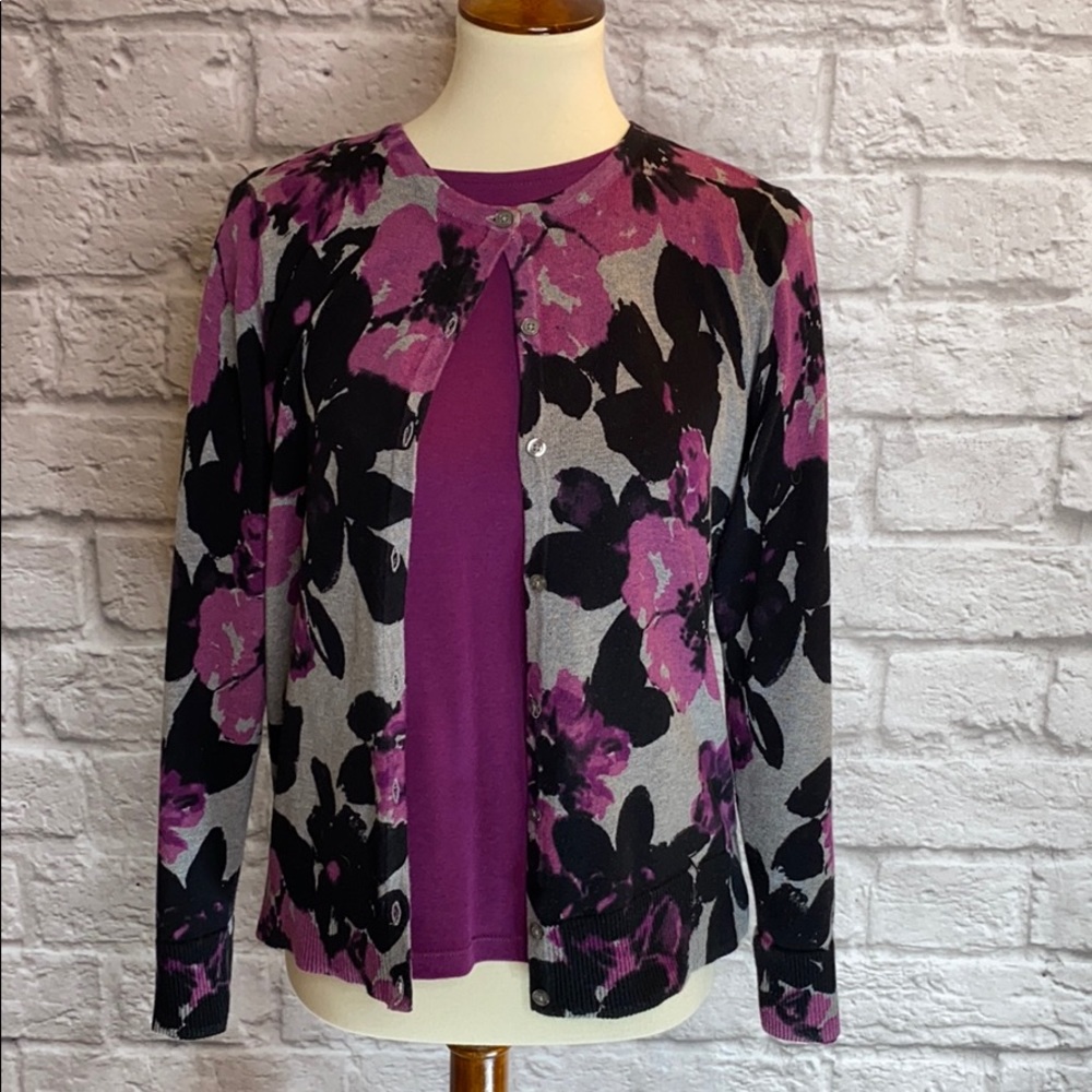 Croft and Barrow 2 piece cardigan set